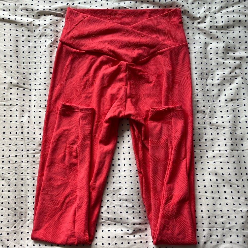 Booty by Brabant pink crossover band leggings